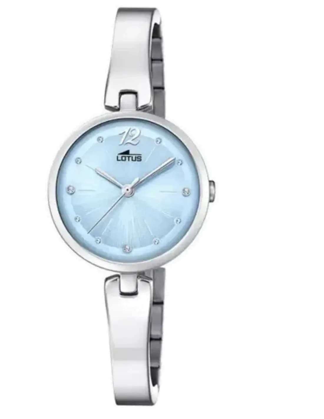 Montre Femme Lotus L18445/3 en Acier Argent Cadran Bleu