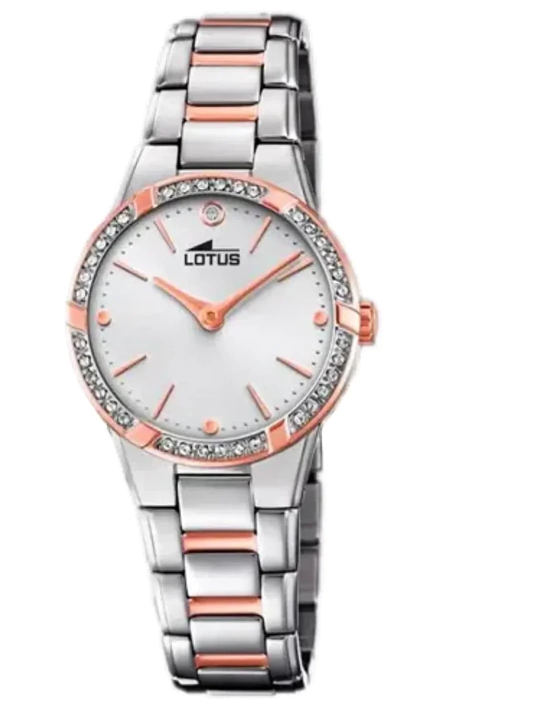 Montre Femme Lotus L18455/2 en Acier Argenté