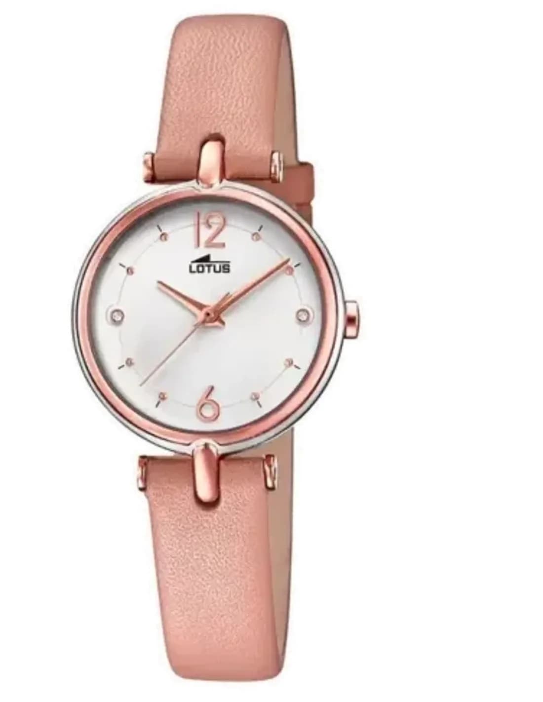 Montre Lotus pour Femme L18459/2 en Acier et Cuir Rose