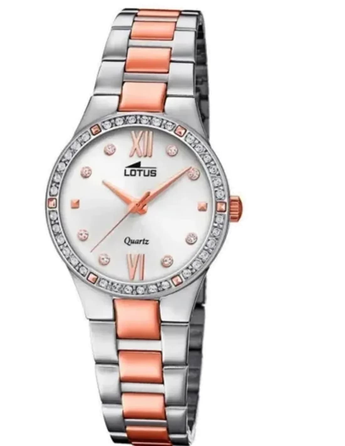 Montre Femme Lotus L18461/2 en Acier Or Rose