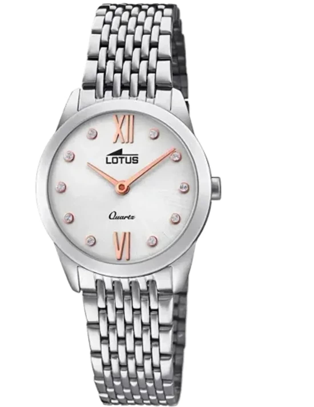 Montre Femme Lotus Minimalist L18476/1 en acier argenté