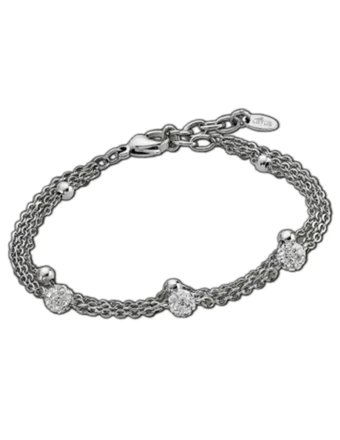 Bracelet Lotus Style LS1776-2/1 en Acier Inoxydable Argent pour Femme