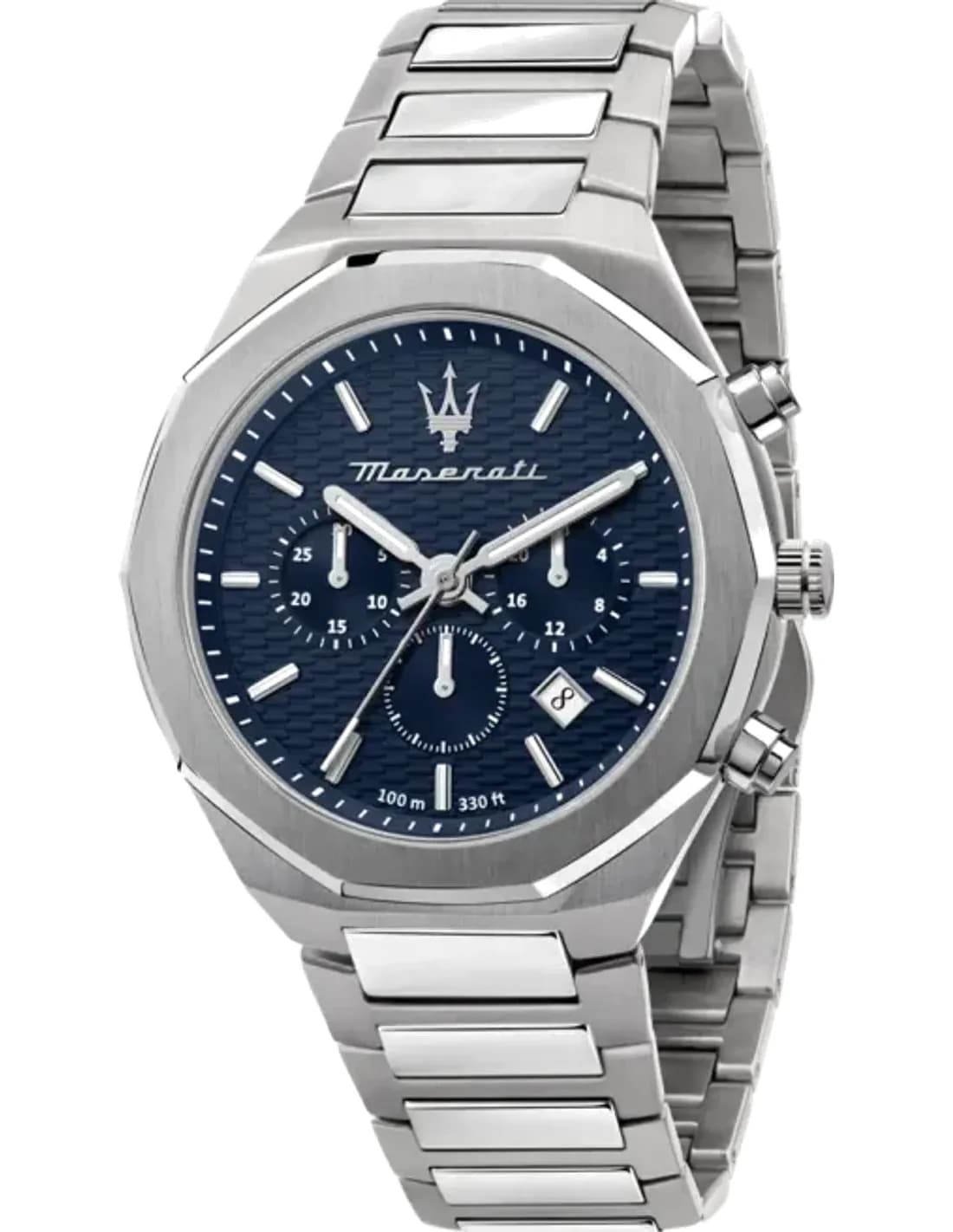 Montre Maserati Homme R8873642006 Chronographe Acier Inoxydable Cadran Bleu
