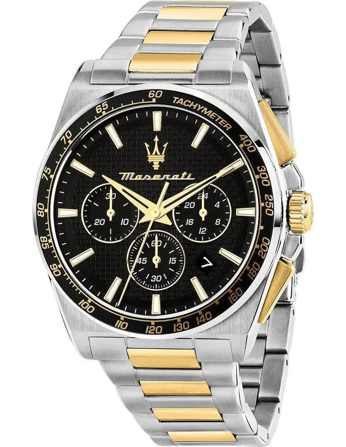 Montre Maserati Velocità R8873652003 homme dorée, acier inoxydable 43mm, quartz 10 ATM