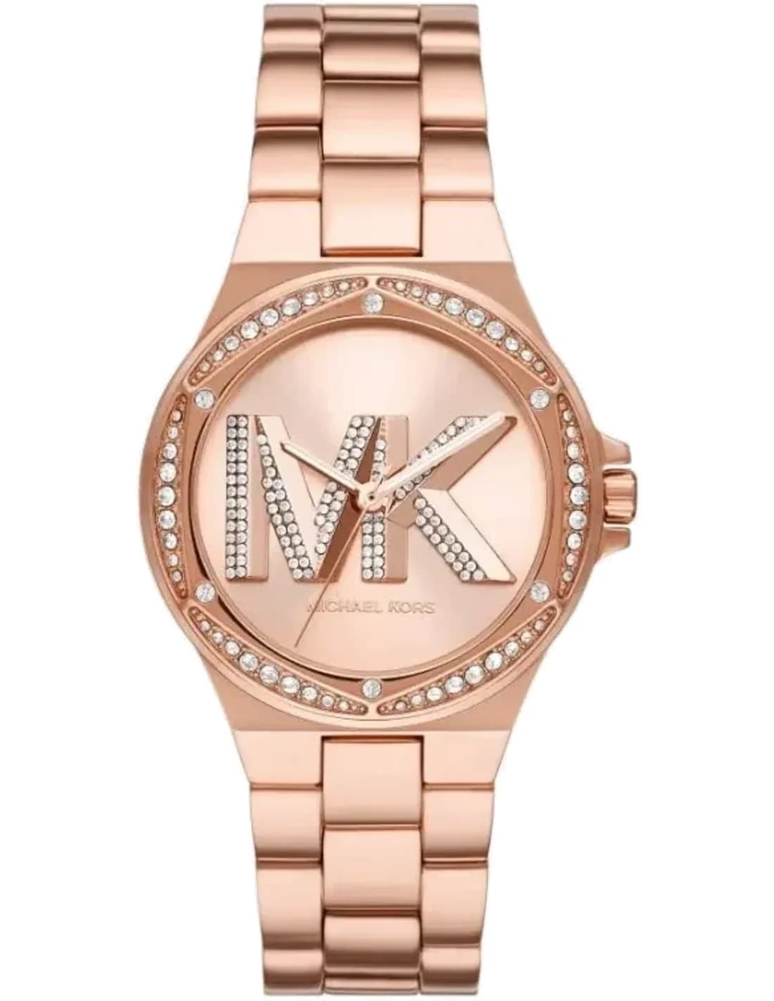 Montre Michael Kors Lennox MK1063 pour Femme, Cadran et Bracelet Or Rose