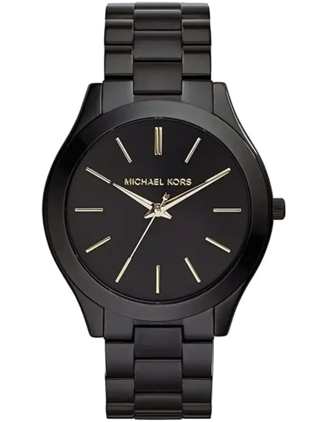 Montre Michael Kors MK3221 Runway Slim - Boîtier et bracelet acier noir - Unisexe