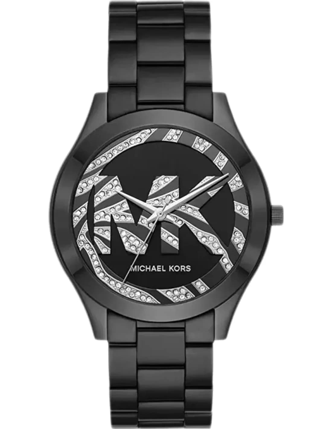 Montre Michael Kors Runway MK4562 pour Femme, Cadran et Bracelet Acier Noir