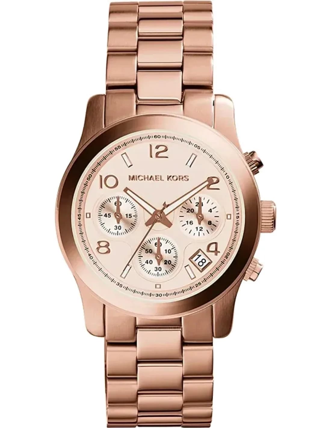 Montre Femme Michael Kors Runway MK5128 en acier inoxydable or rose