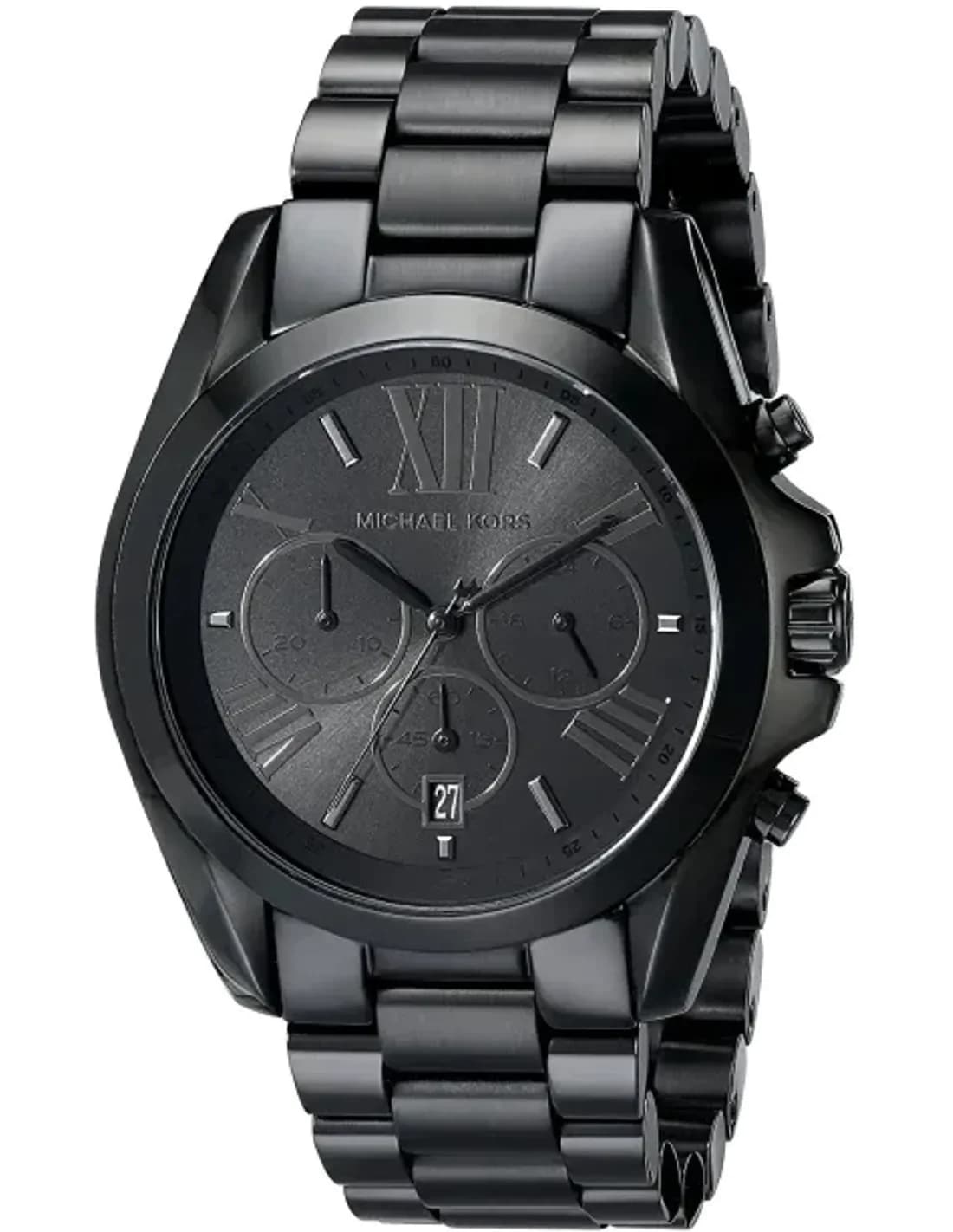 Montre Femme Michael Kors MK5550 Chronographe Acier Inoxydable Noir 45 mm