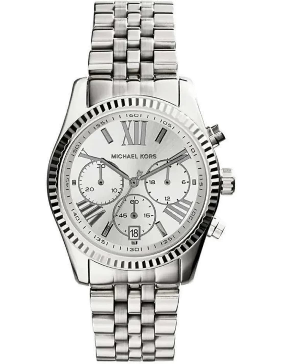 Montre Femme Michael Kors MK5555 Chronographe Acier Argenté