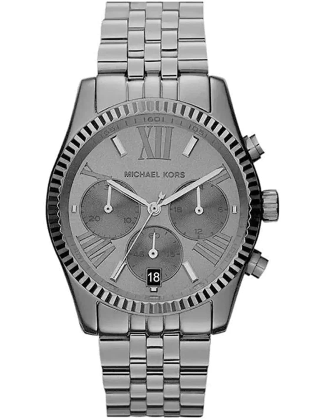 Montre Femme Michael Kors MK5709 - Chronographe en acier anthracite