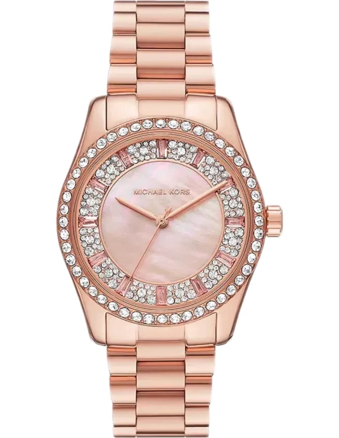 Montre Femme Michael Kors Lexington MK7444 en Acier Or Rose à Cadran Pavé