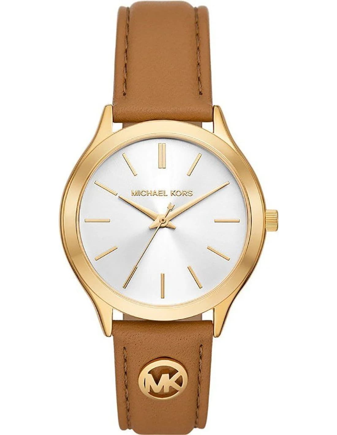 Montre Michael Kors Slim Runway MK7465 femme dorée, acier inoxydable 38mm, quartz 5 ATM