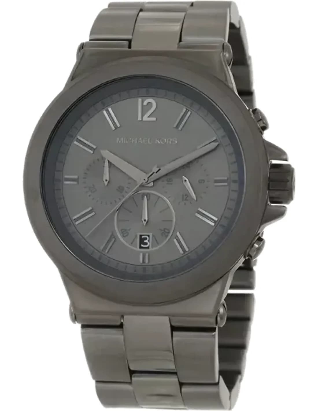 Montre Homme Michael Kors Dylan MK8205 Cadran et bracelet acier gris anthracite