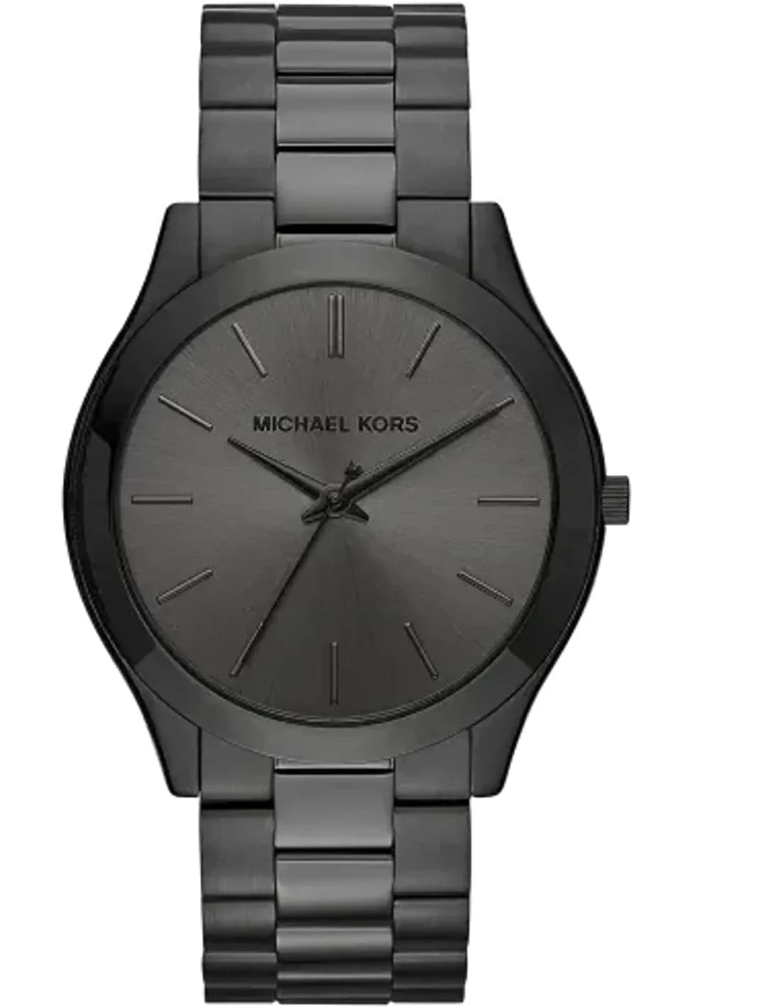 Montre Homme Michael Kors Slim Runway MK8507, Boîtier et Bracelet Noir Intégral