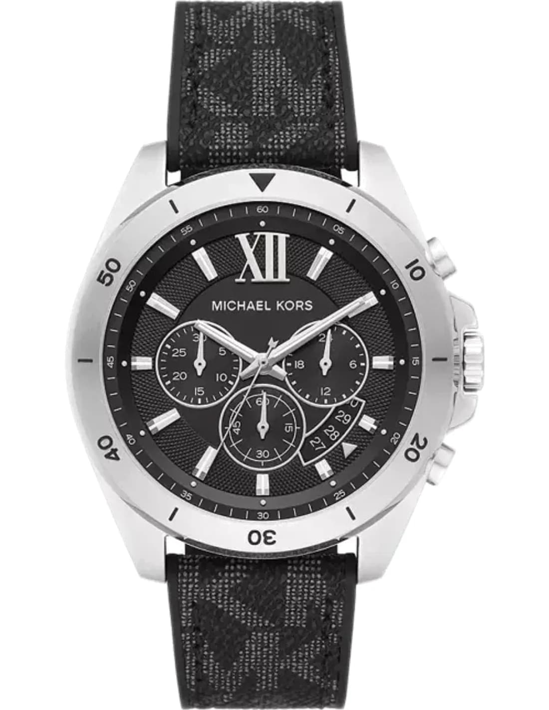 Montre Michael Kors Brecken MK8850 - Chronographe Homme Noir et Argent