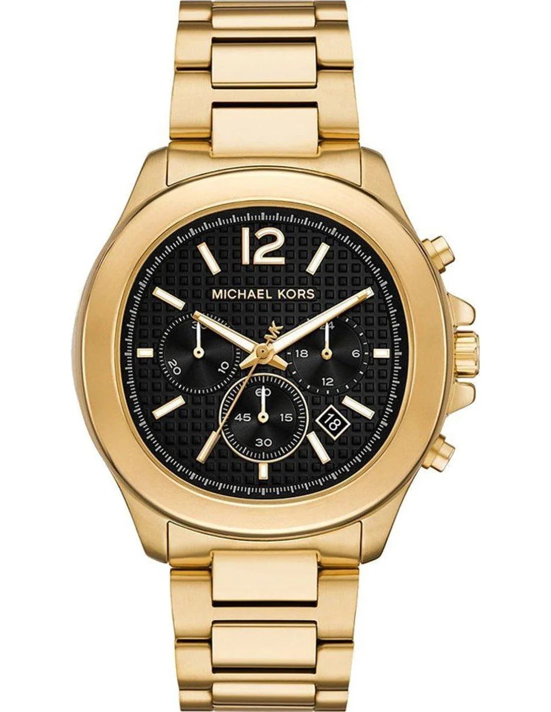 Montre Michael Kors MK9192 homme cadran noir bracelet acier