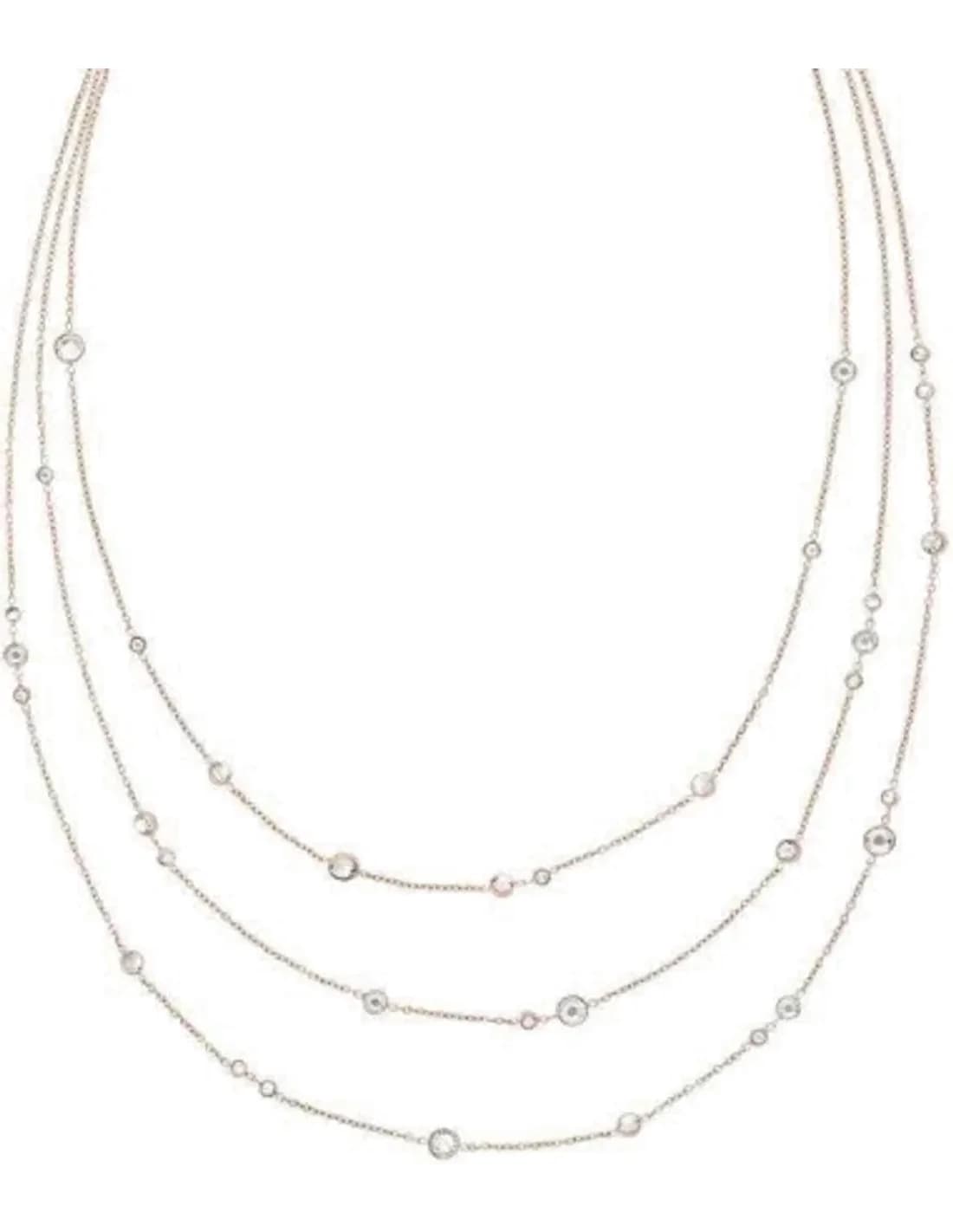 Collier Michael Kors MKJ6007791 en acier or rose avec cristaux pour femme