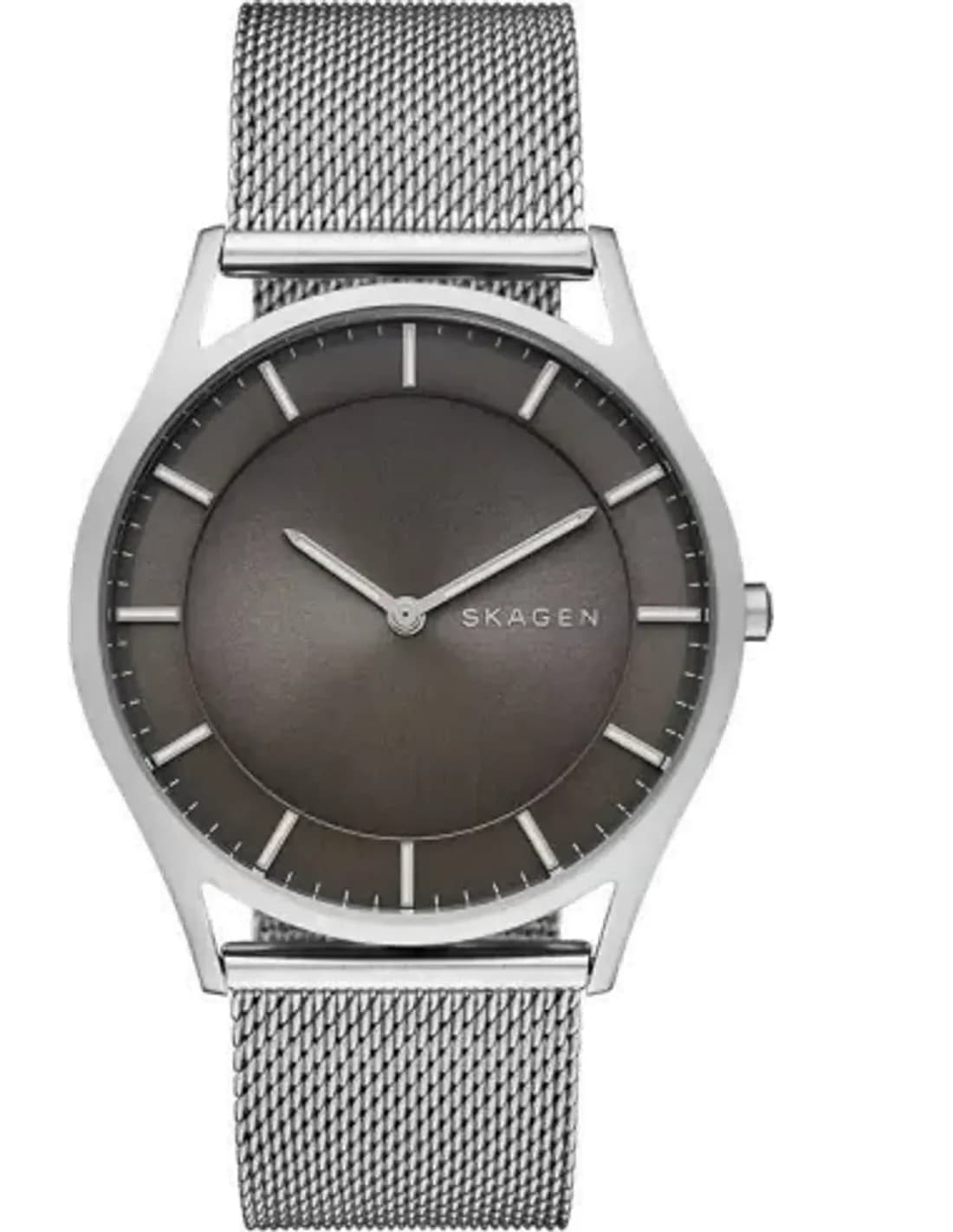 Montre Homme Skagen Holst SKW6239 Cadran Gris Acier Argenté maille milanaise