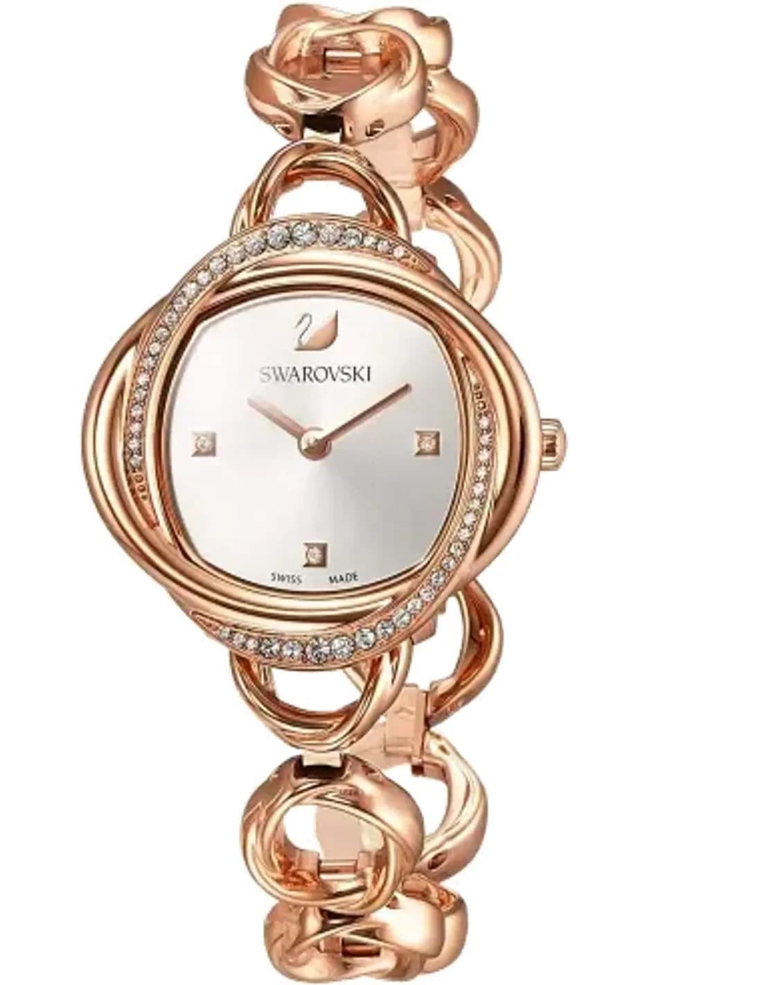 Montre Femme Swarovski 5547626 Crystal Flower Acier Inoxydable Or Rose