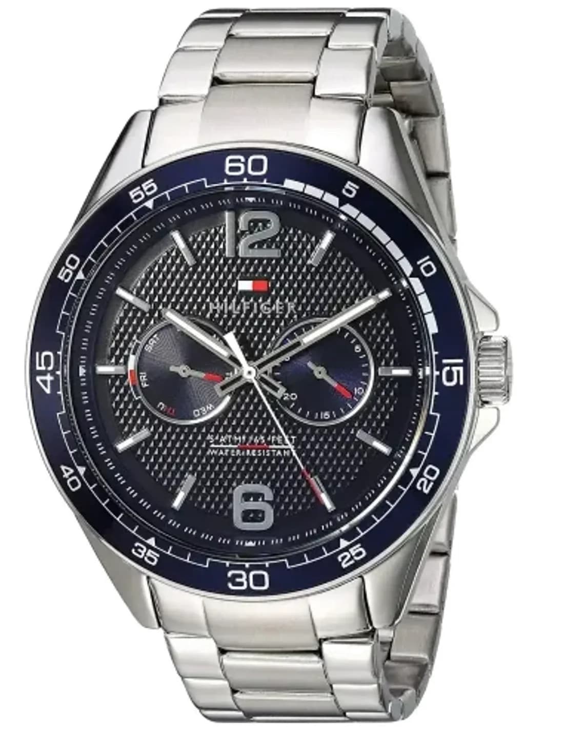 Montre Homme Tommy Hilfiger 1791366 Sophisticated Sport Acier Argenté Cadran Bleu