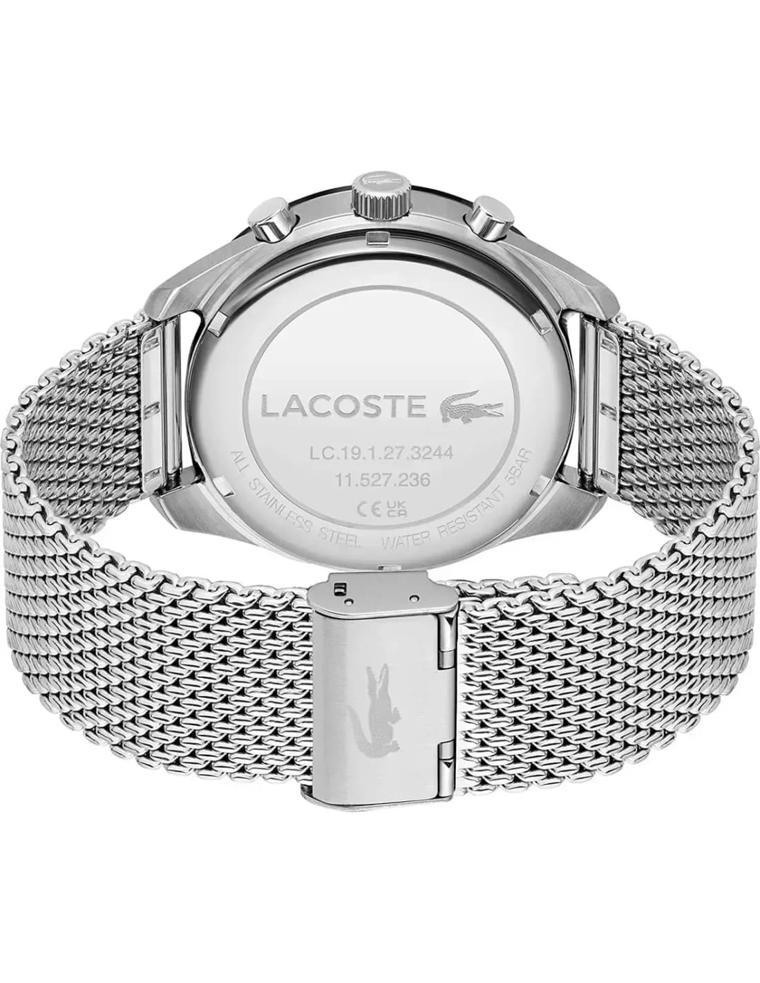 Zoom sur le cadran bleu du Lacoste 2011163