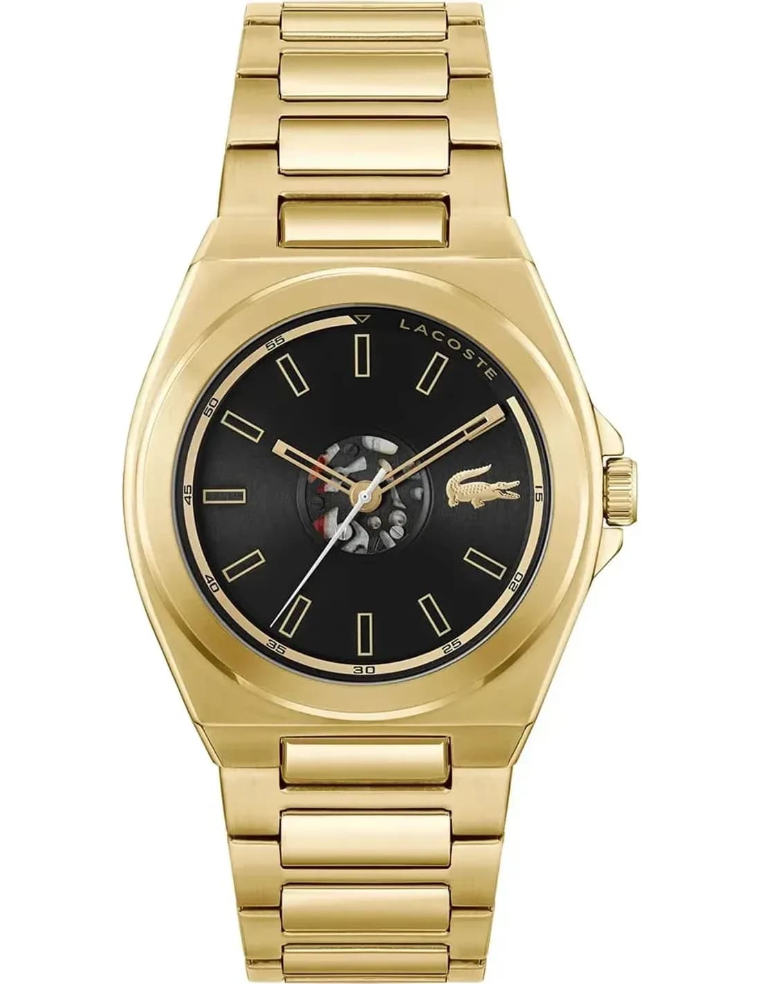 Montre Homme Lacoste Reno 2011337 cadran noir bracelet acier