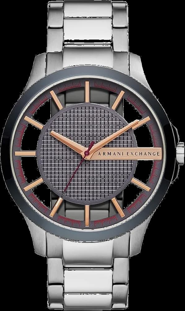 Montre Armani Exchange AX2405 en acier avec cadran transparent
