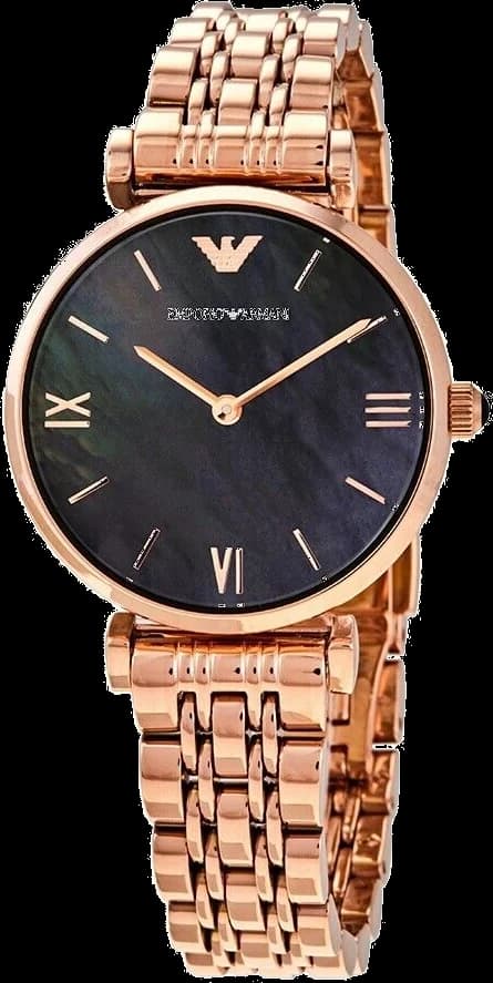 Montre Femme Emporio Armani AR11145 en acier or rose