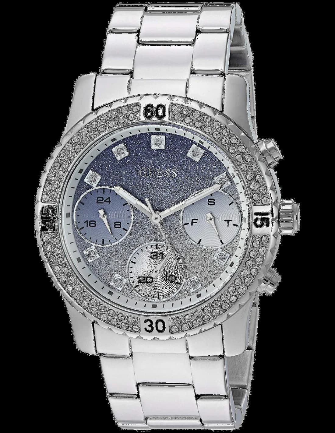 Montre Guess W0774L6 en Acier avec Cadran Poudre de Cristaux