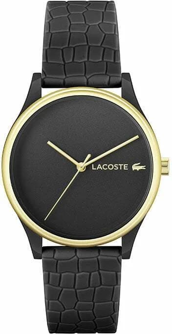 Montre Femme Lacoste Crocodelle 2001249 bracelet silicone noir