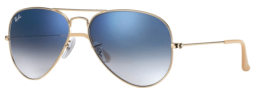 Lunettes de soleil Ray-Ban Aviator RB3025 001/3F bleues forme pilote