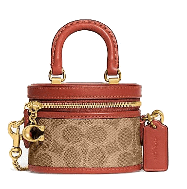 Sac à bandoulière Coach Trail 12 en toile signature