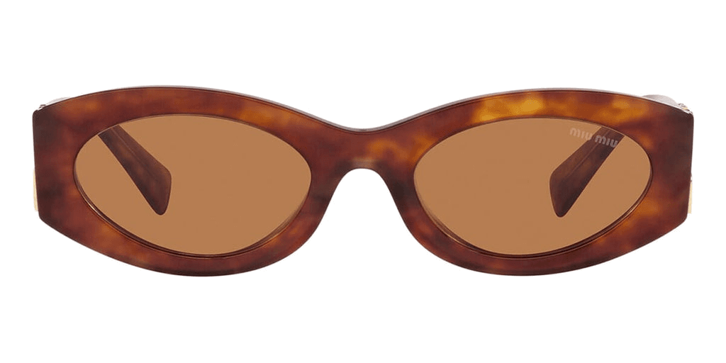Lunettes de soleil Miu Miu MU 11WS ovales en acétate