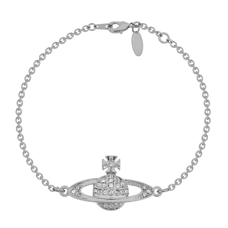 Bracelet Vivienne Westwood Olympia bas relief en chaine souple