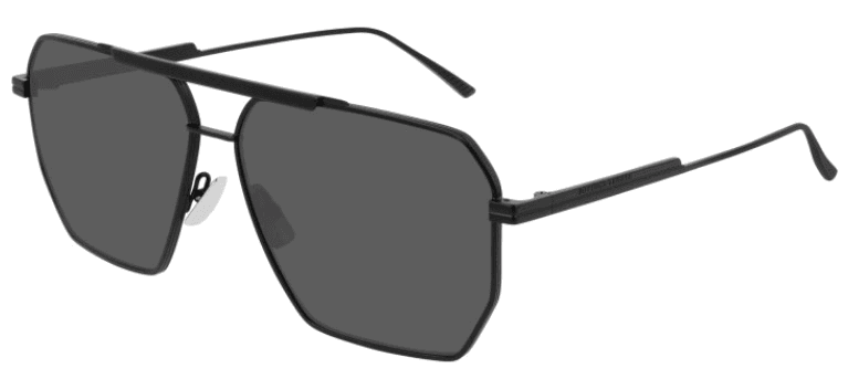 Lunettes de soleil Bottega Veneta Minimalist BV1012S en métal