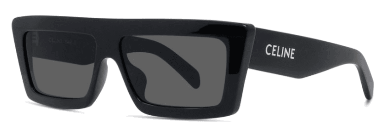 Lunettes de Soleil Celine CL40214U MONOCHROMS 02 forme rectangulaire