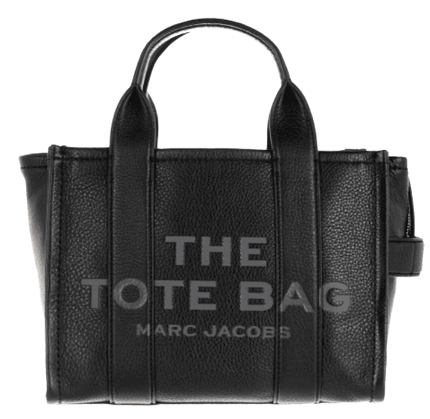Sac à main Marc Jacobs The Mini Tote Bag en cuir grainé