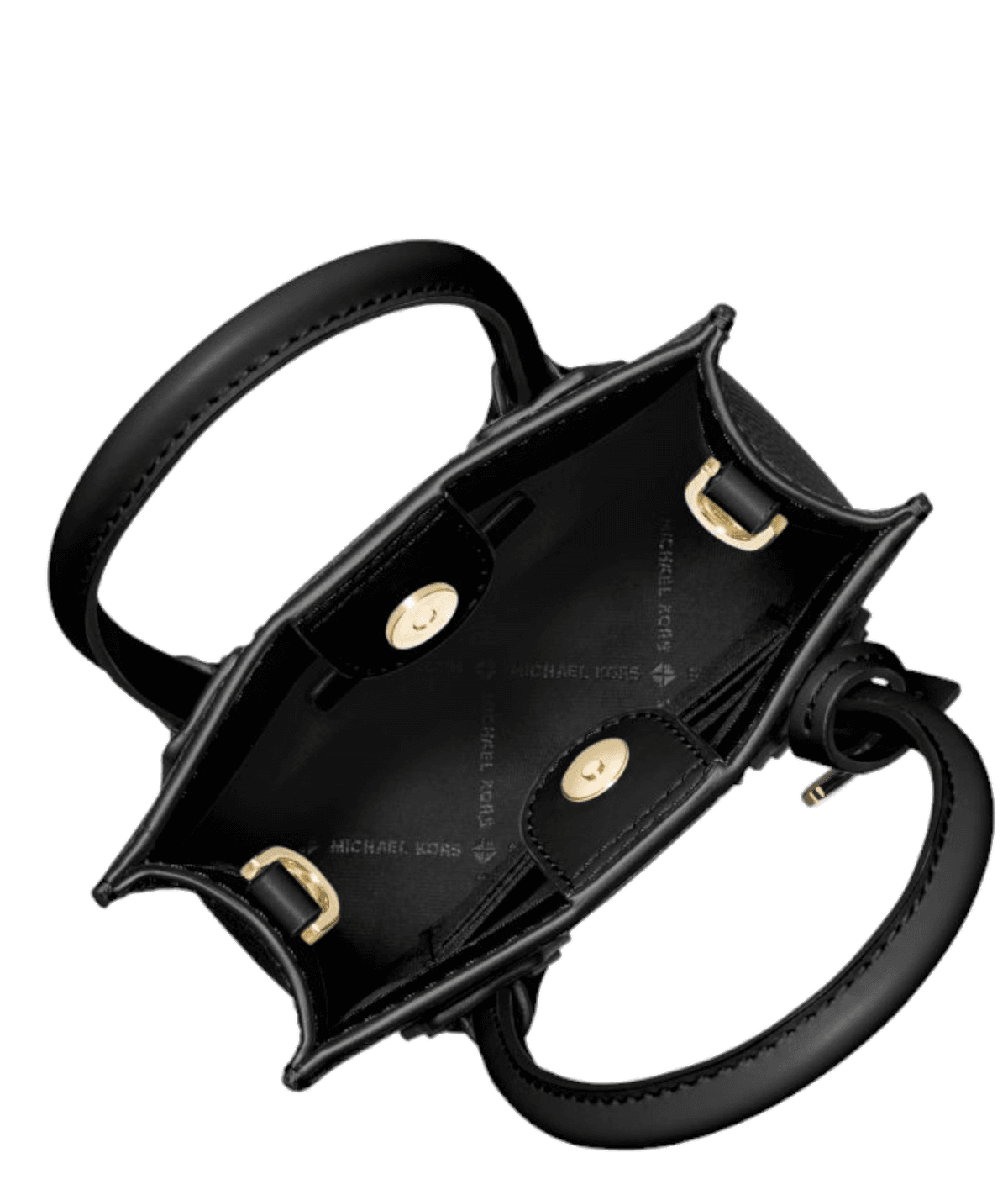 Très petit sac à main Michael Kors Mercer à bandoulière en cuir grainé Safiano vue 2