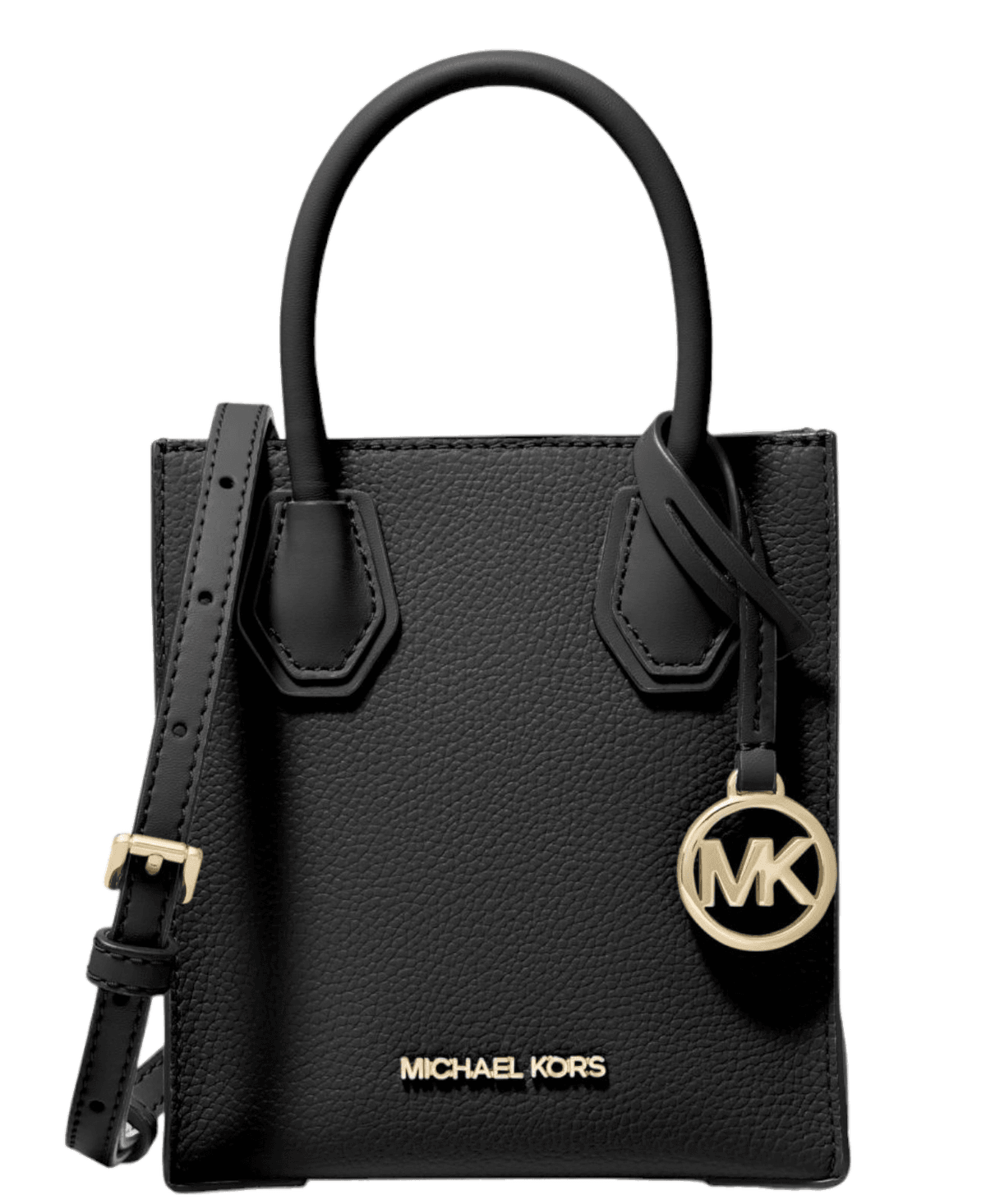 Très petit sac à main Michael Kors Mercer à bandoulière en cuir grainé Safiano