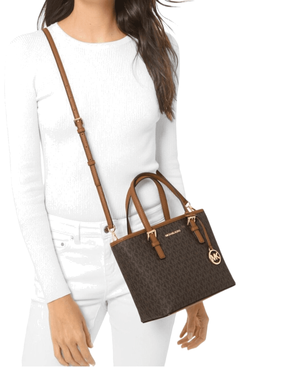 Sac à main Michael Kors Jet Set Travel XS à logo MK