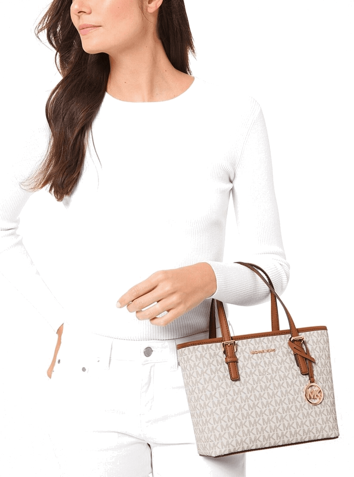 Sac à main Michael Kors Jet Set Travel XS à logo MK