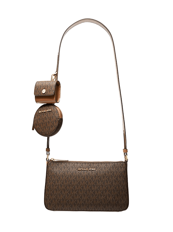 Petit sac Michael Kors à épaule Jet Set Travel à logo et à pochettes