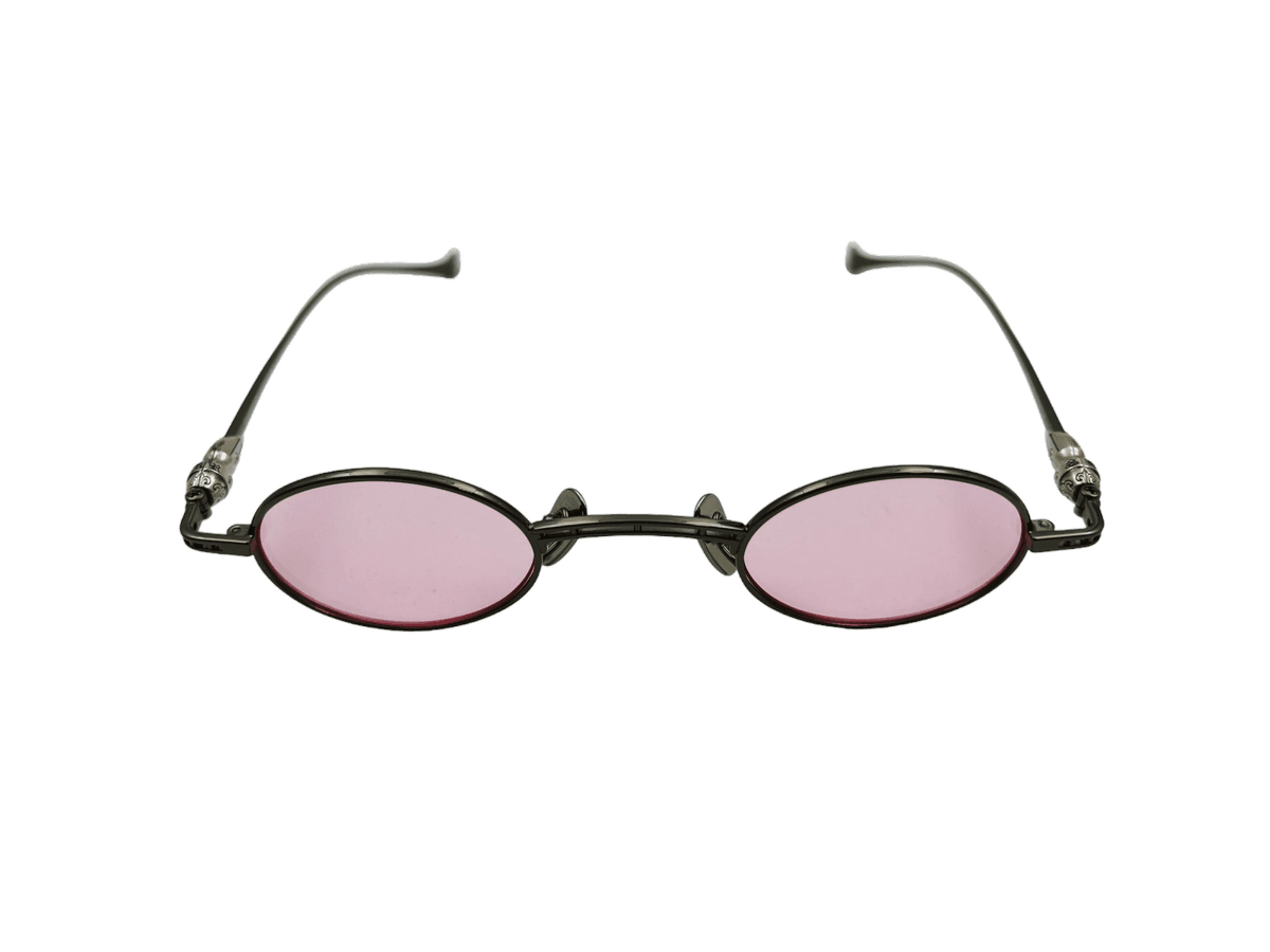 Lunettes de soleil Chrome Hearts vintage rondes en métal