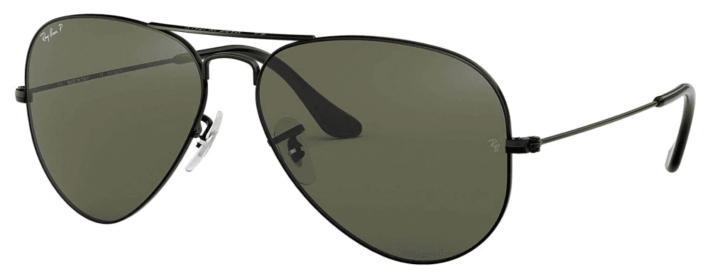 Lunettes de soleil Ray-Ban Aviator Large Metal RB3025 002/58 noires polarisés