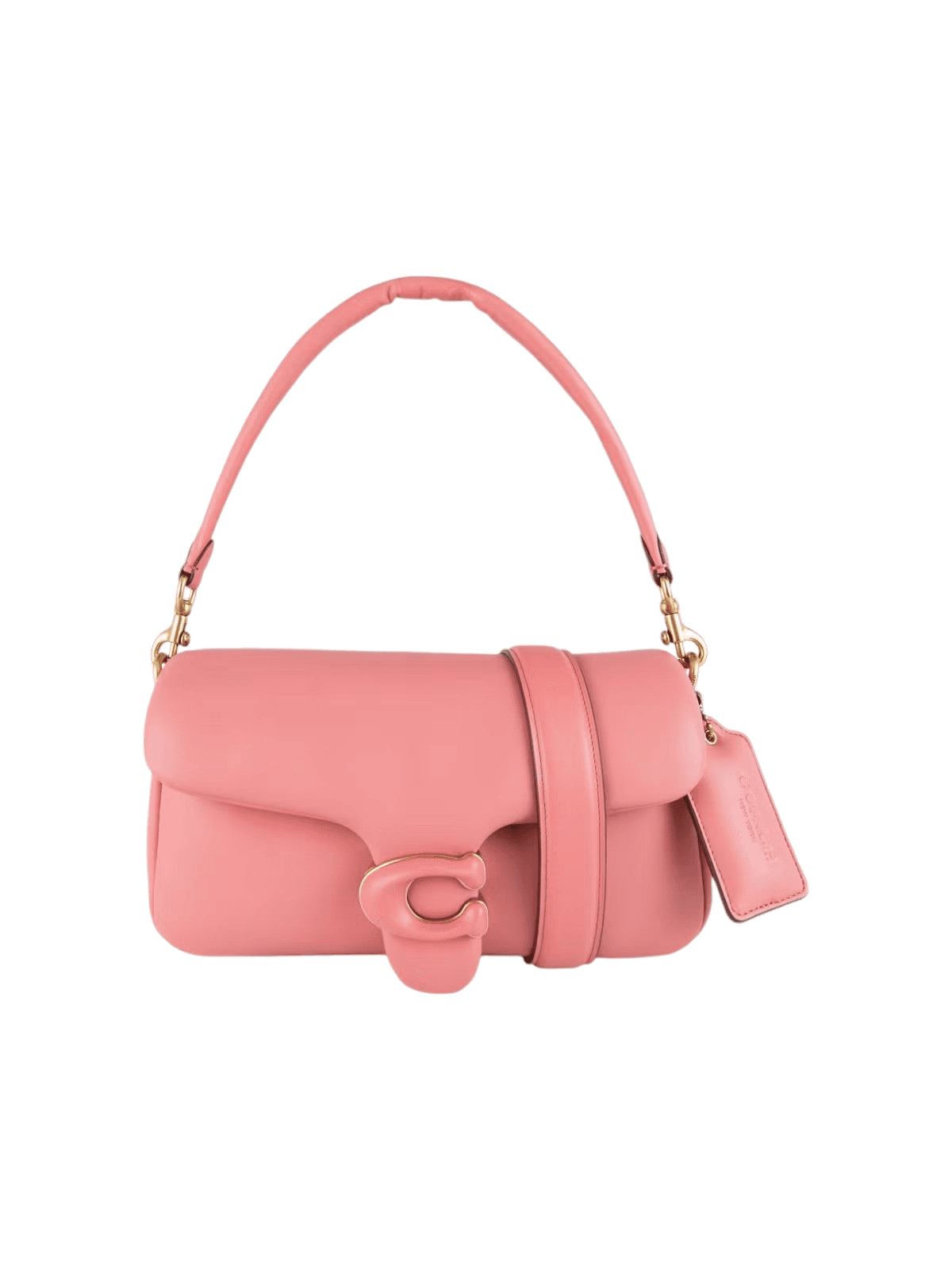 Sac à bandoulière Coach Pillow Tabby 26 porté épaule