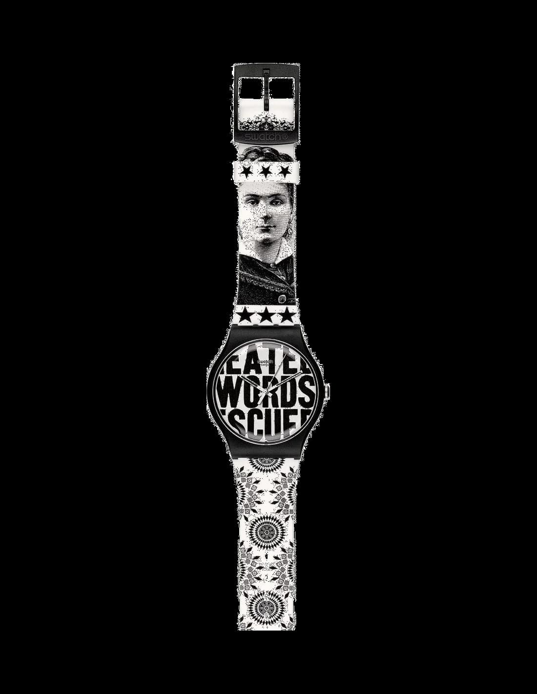 Montre Swatch & Art SUOZ124 Blanc Unisexe
