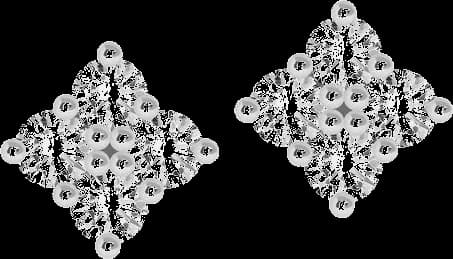 Boucles d'oreilles clou APM Monaco AE214 en argent 925 pour femme