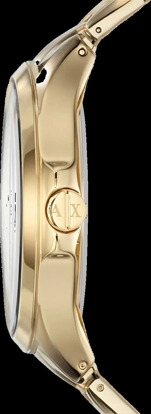 Montre Homme Armani Exchange AX2122 Chronographe Quartz Acier Doré Cadran Noir vue 2