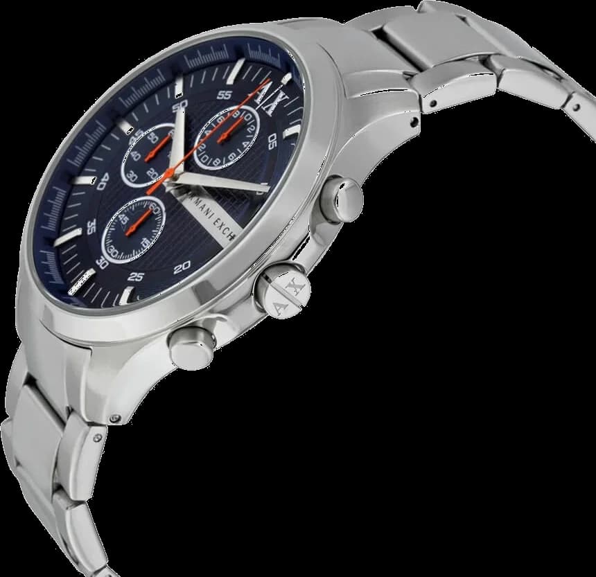 Montre Homme Armani Exchange AX2155 Chronographe Acier, Cadran Noir vue 2